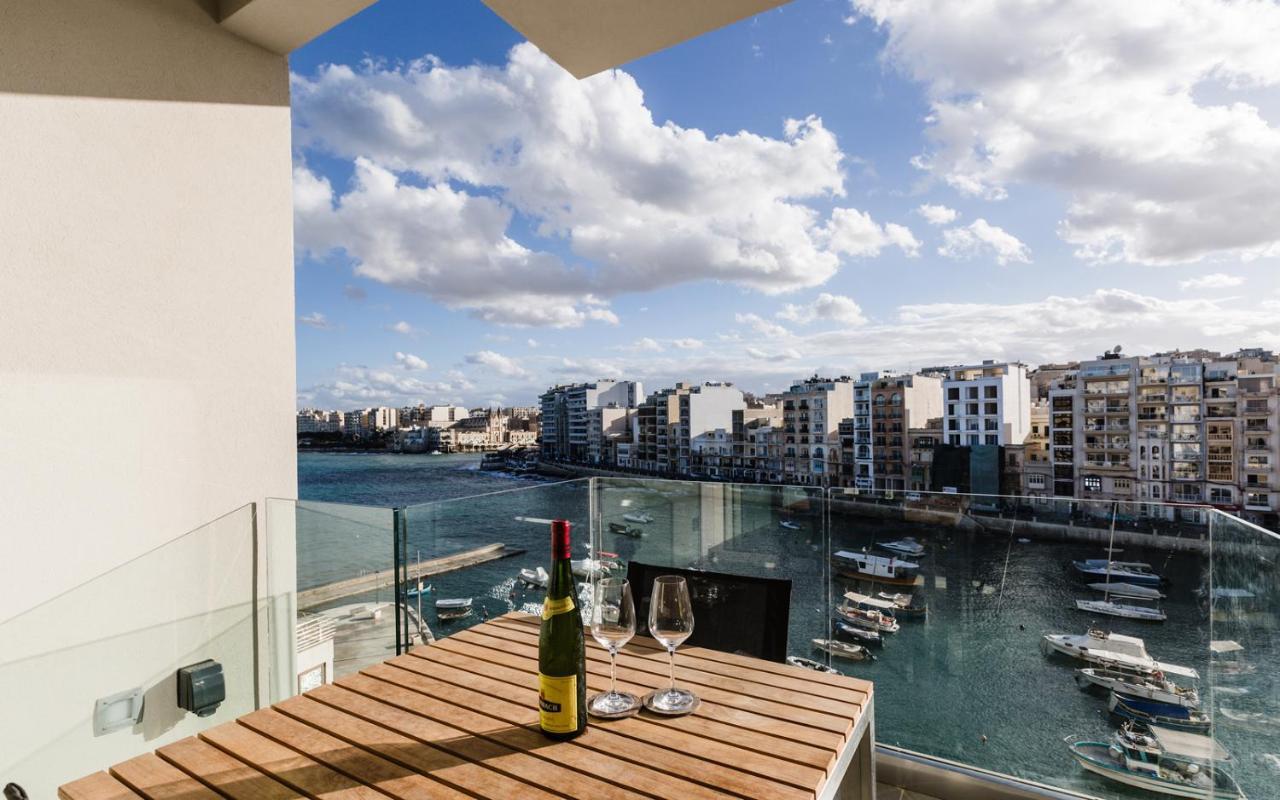 Splendid Seaside Retreat On Spinola Bay Saint Julian's Exterior foto