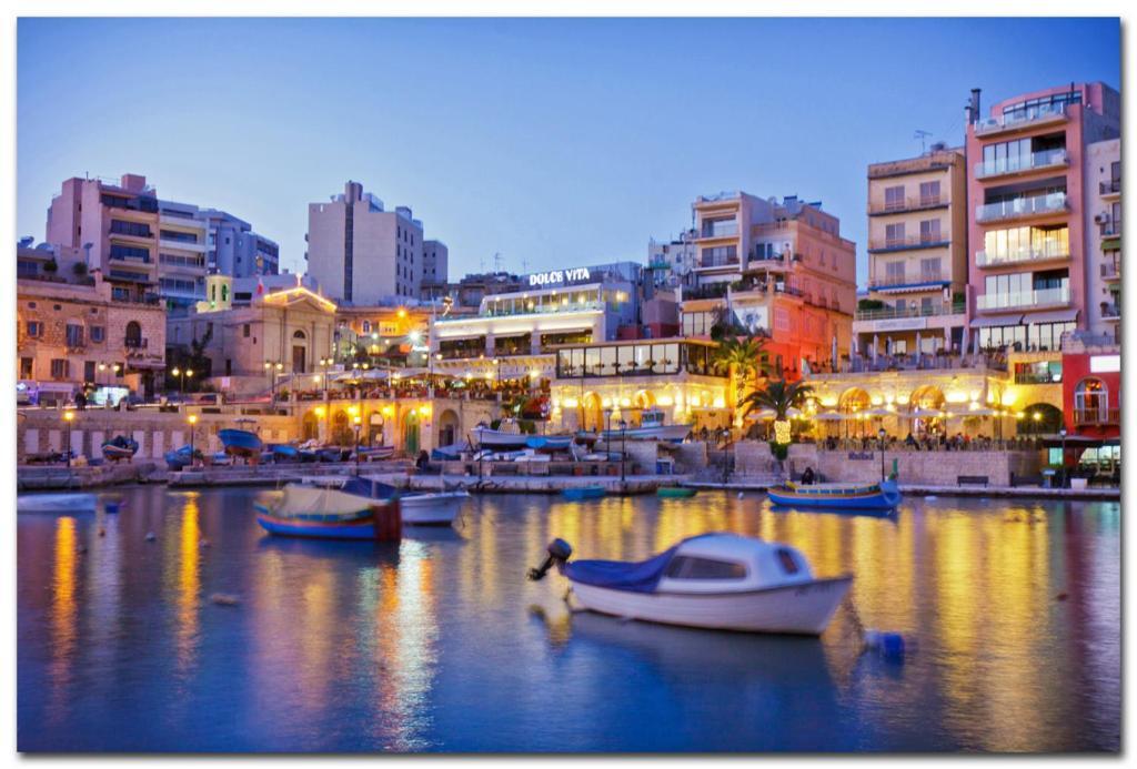Splendid Seaside Retreat On Spinola Bay Saint Julian's Exterior foto