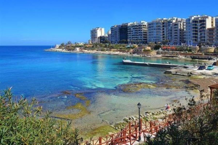 Splendid Seaside Retreat On Spinola Bay Saint Julian's Exterior foto
