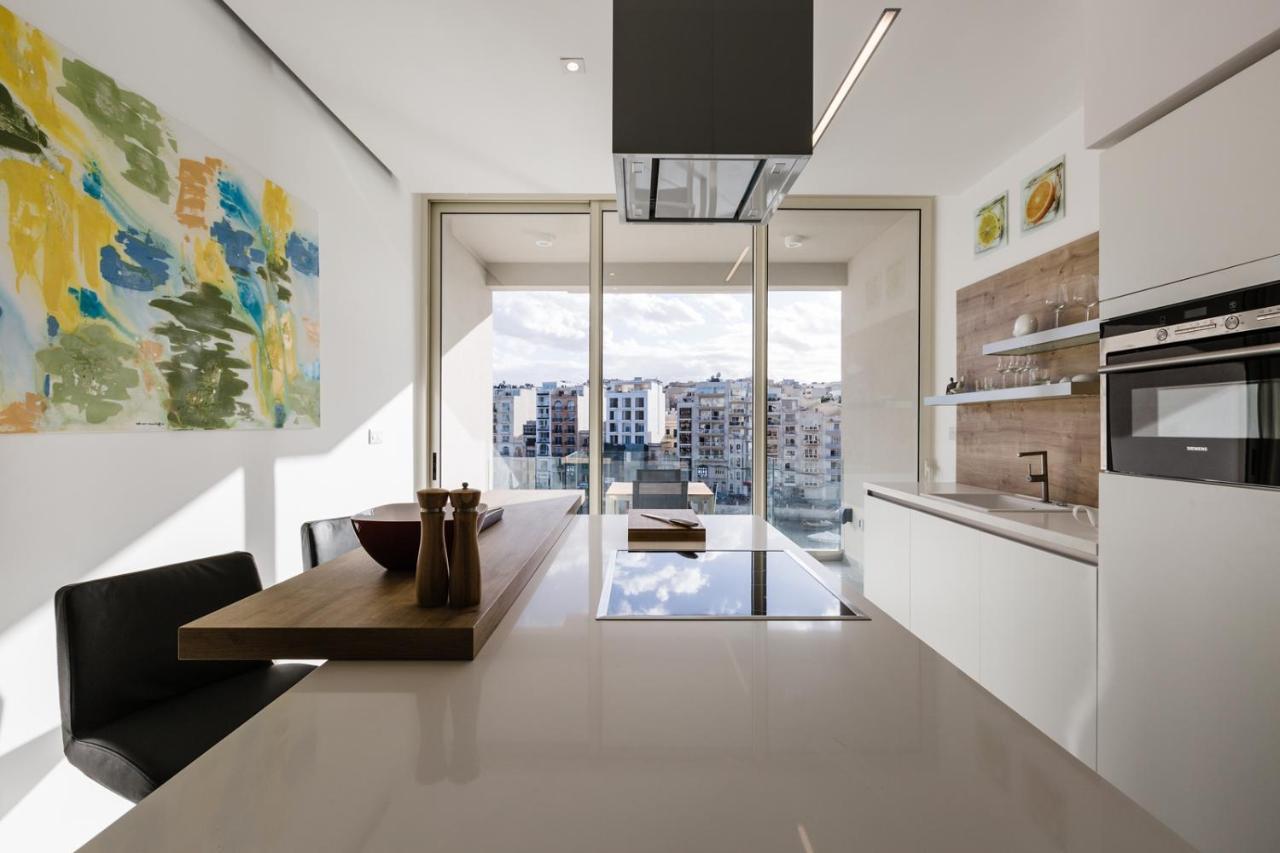 Splendid Seaside Retreat On Spinola Bay Saint Julian's Exterior foto