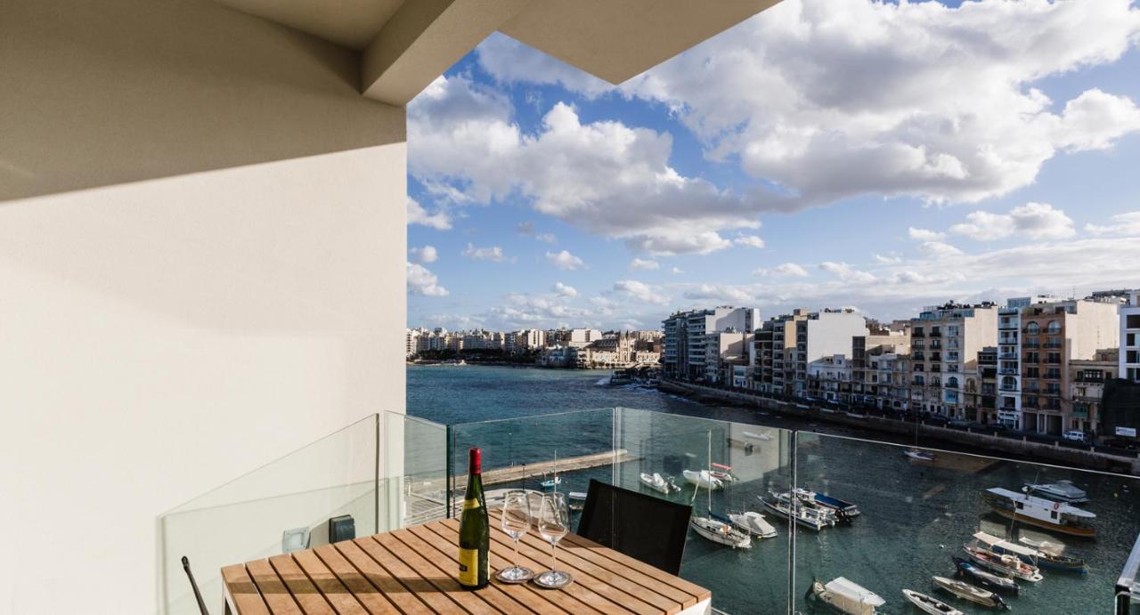 Splendid Seaside Retreat On Spinola Bay Saint Julian's Exterior foto