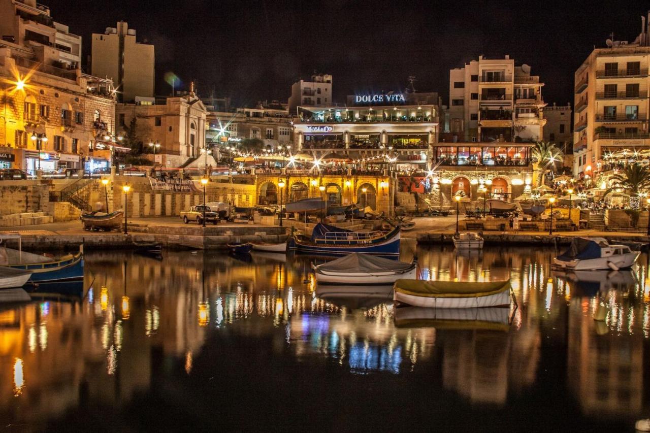 Splendid Seaside Retreat On Spinola Bay Saint Julian's Exterior foto
