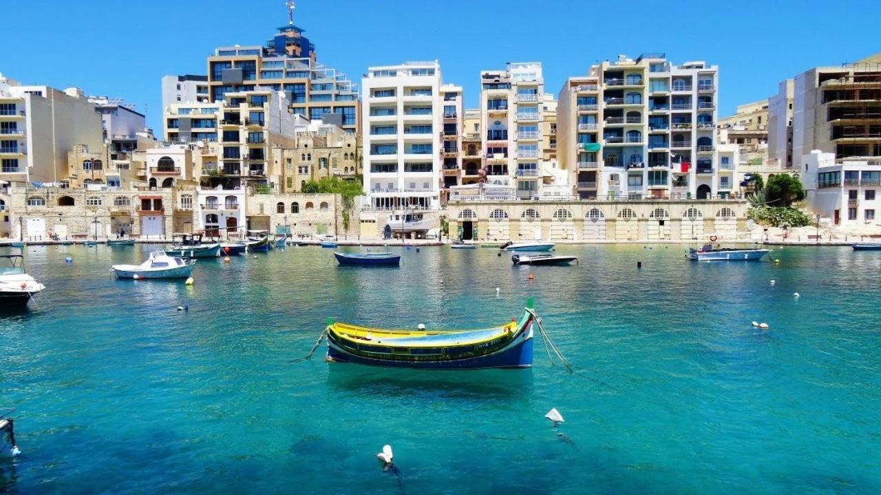 Splendid Seaside Retreat On Spinola Bay Saint Julian's Exterior foto